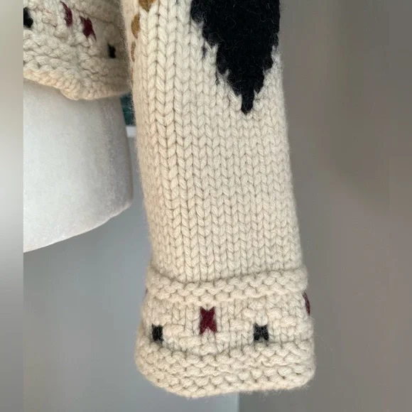 Academia Rumère Classe, 100% Wool Soft Chunky Knit From Japan Cottage Cozy - M - Picture 7 of 14